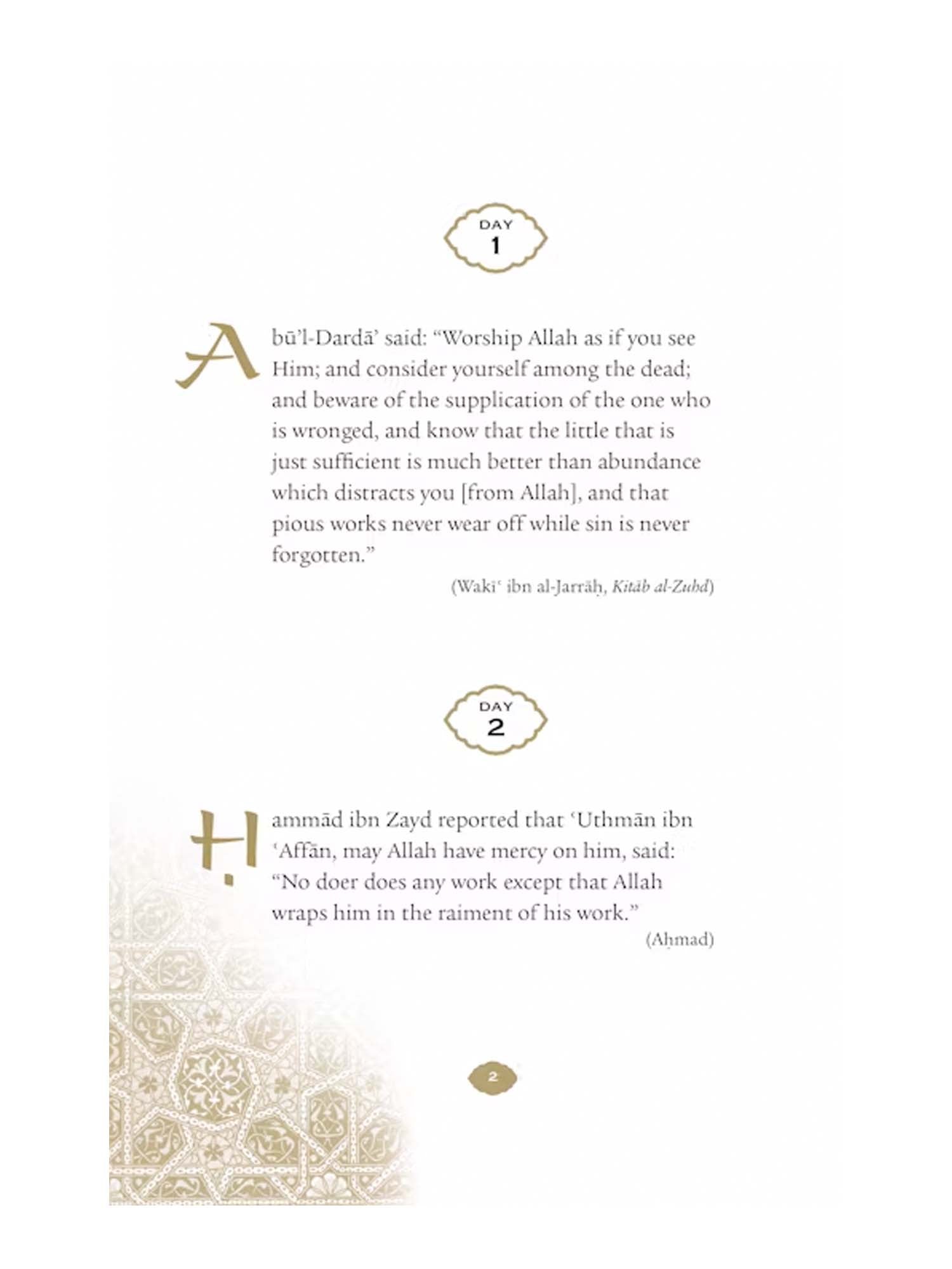 Daily Wisdom - Sayings of the Companions of the Prophet - Abdur Raheem Kidwai (Hardback) - Islamic Impressions