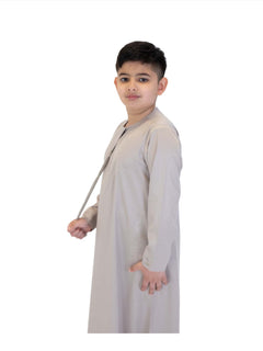 Islamic Impressions Boy's Silky Tassel Thobe - Islamic Impressions