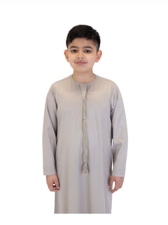 Islamic Impressions Boy's Silky Tassel Thobe - Islamic Impressions