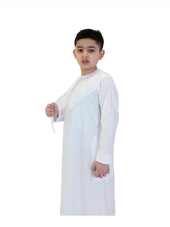 Islamic Impressions Boy's Silky Tassel Thobe - Islamic Impressions