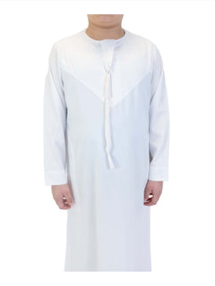 Islamic Impressions Boy's Silky Tassel Thobe - Islamic Impressions