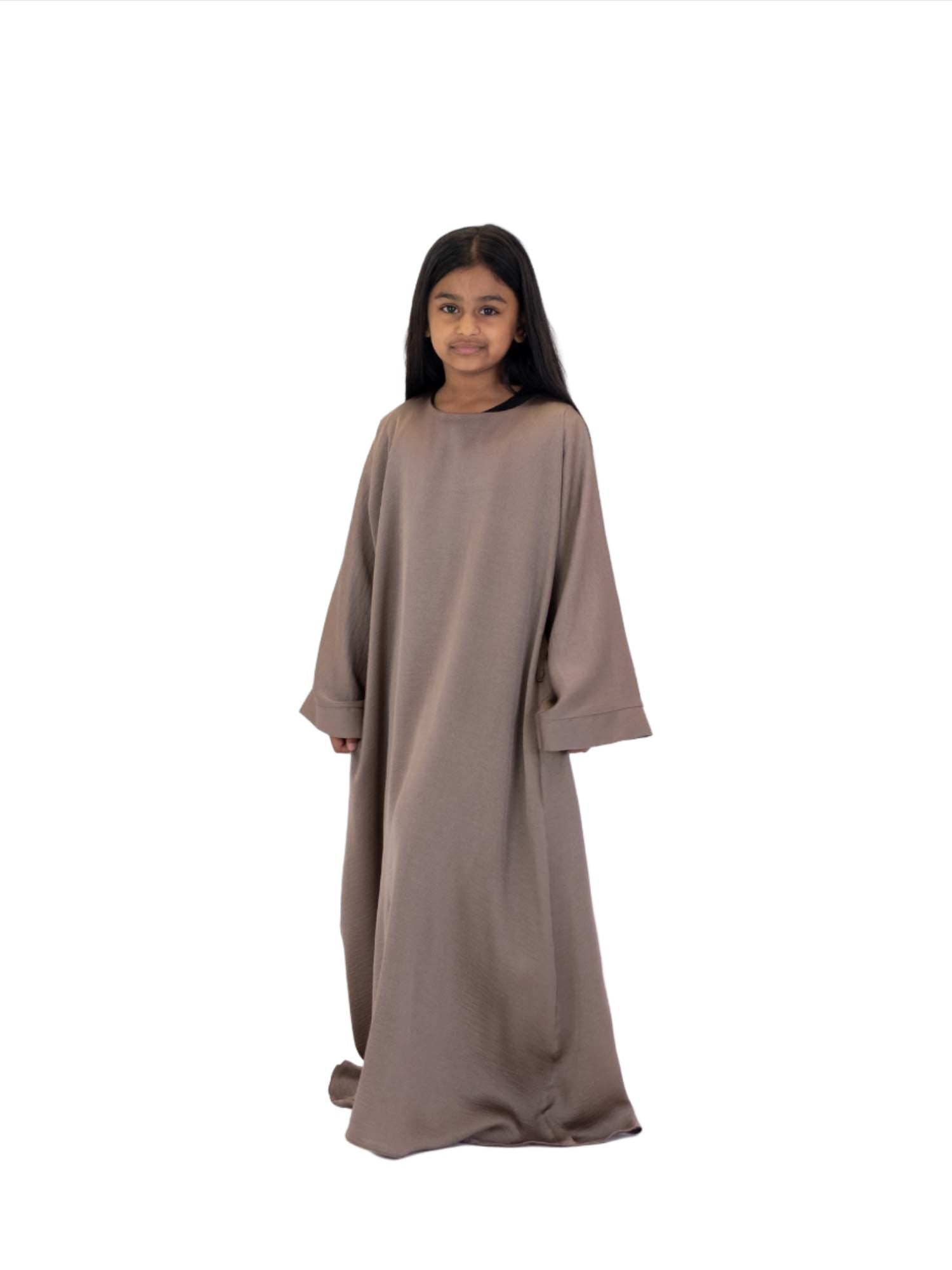 Girl's Silky Belted Abaya - Islamic Impressions