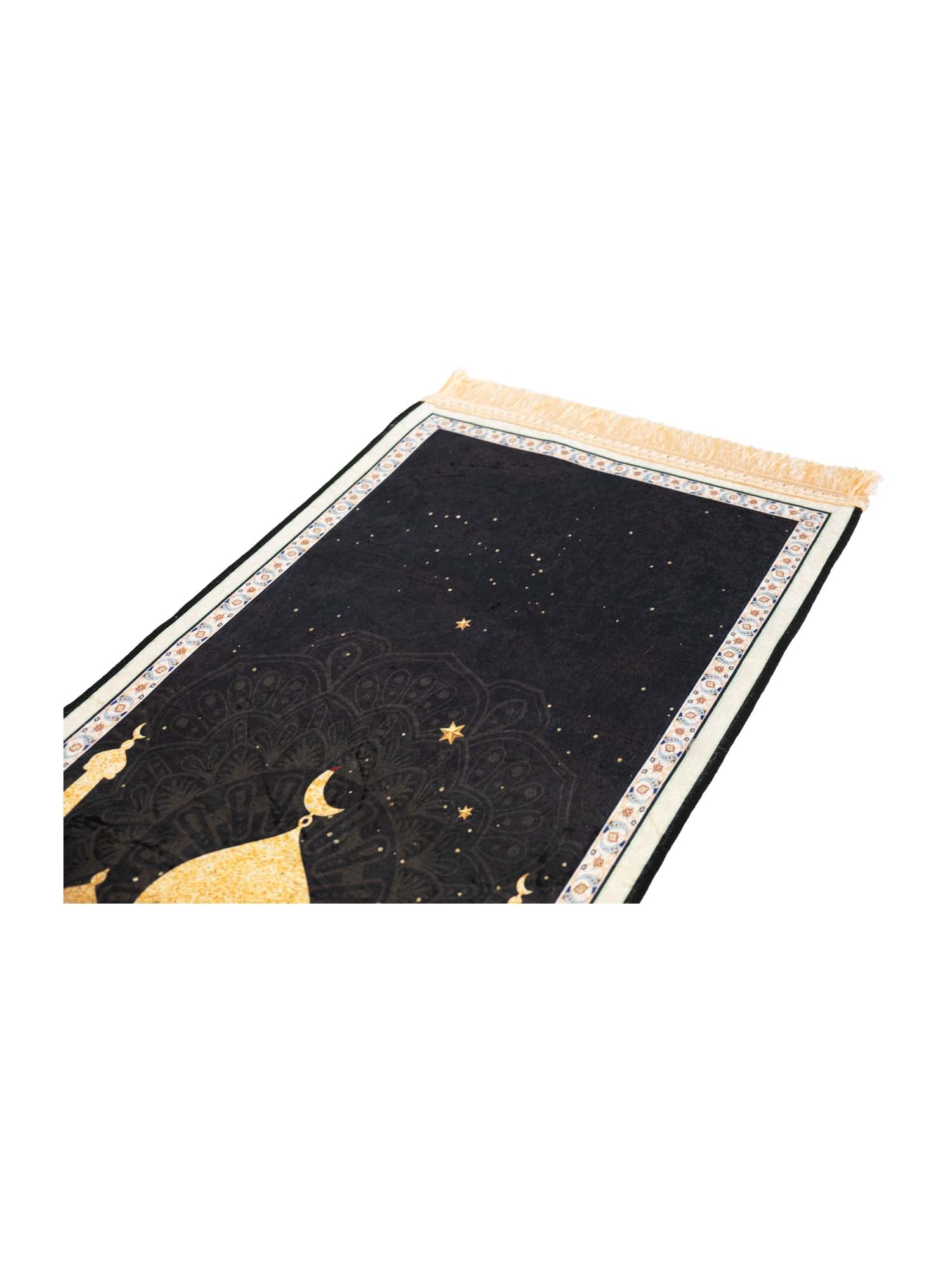 Children's Black Masjid Prayer Mat - Islamic Impressions