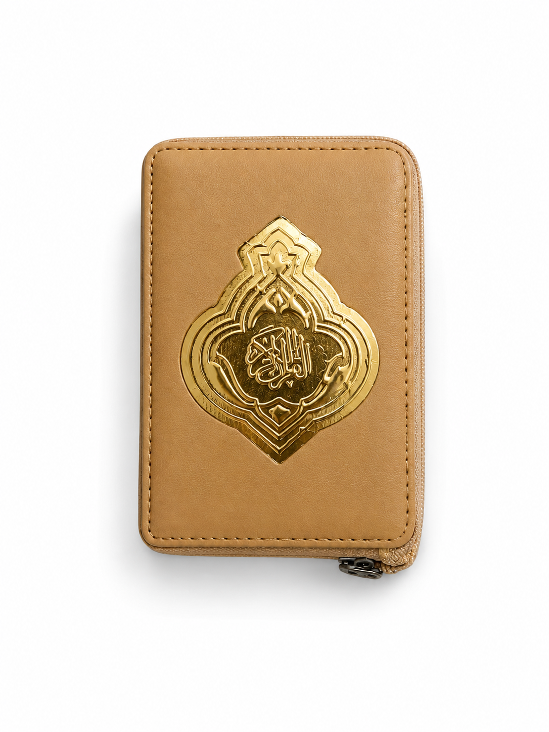 Gold Zip Quran 147 - 15 Line Indo Pak (Small) - product presentation image - Islamic Impressions