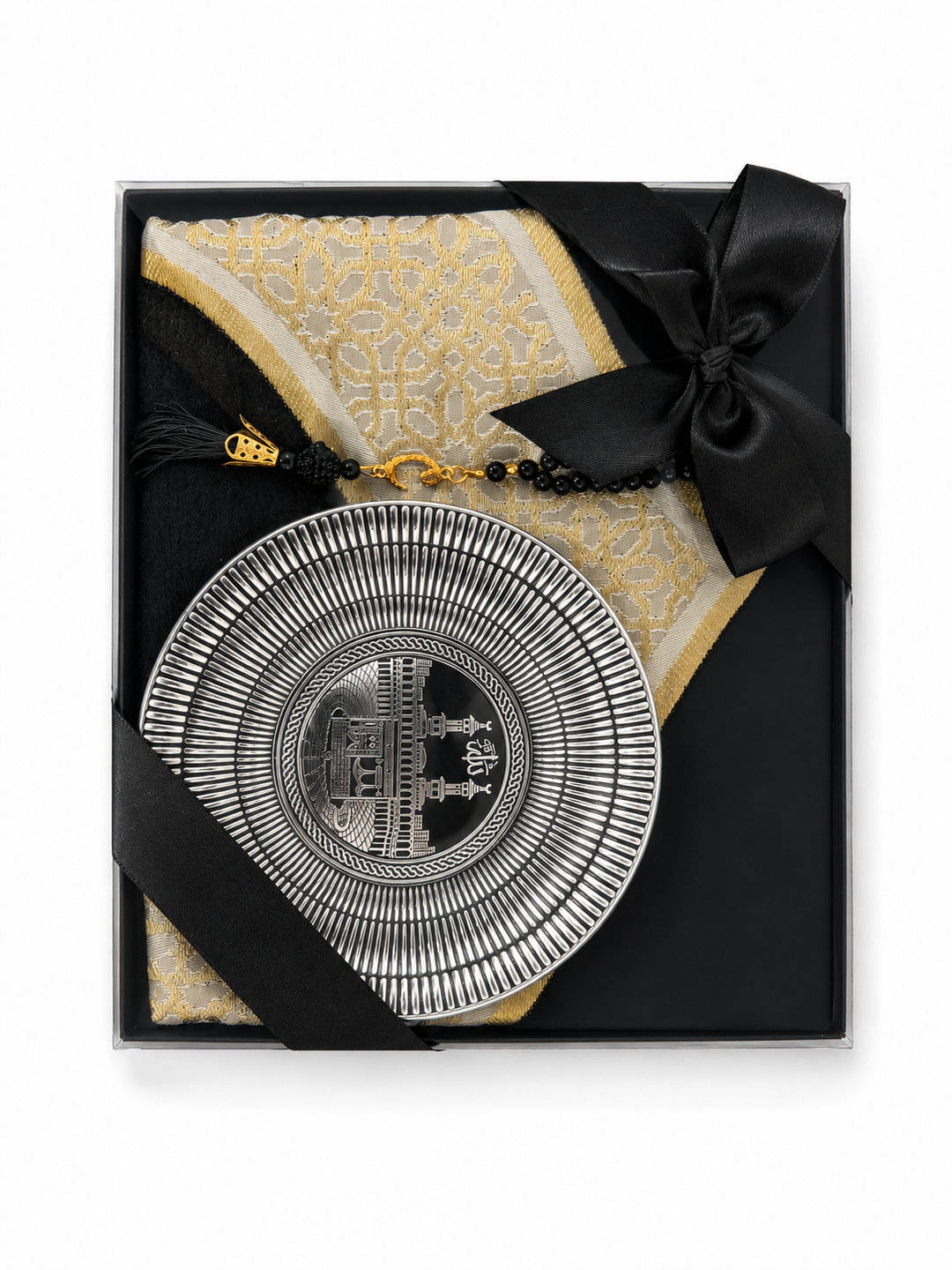 Gift Set - Kaaba Plate/Mat/Tasbeeh (1046)