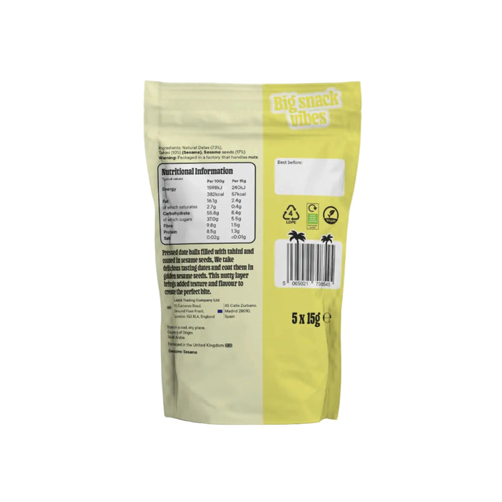 Sesame Coated Date Balls - Datekin - Islamic Impressions