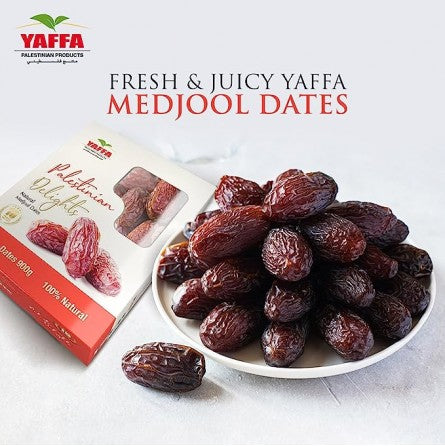 Palestinian Delights Medjoul Dates - Yaffa - Medium - 5kg Box - Islamic Impressions