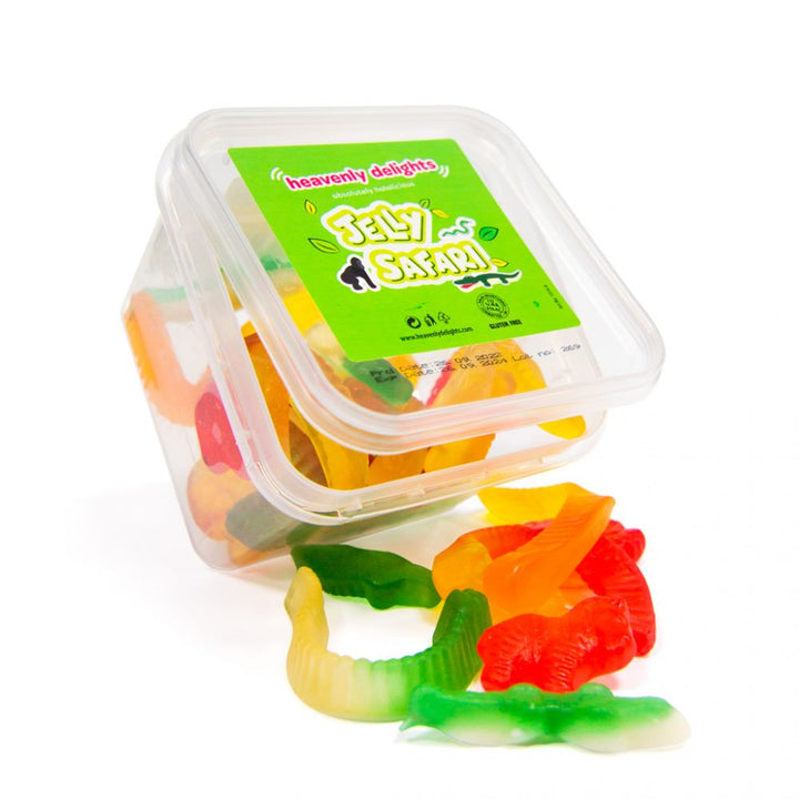 Jelly Safari - 140g Tub - Heavenly Delights - front pack image