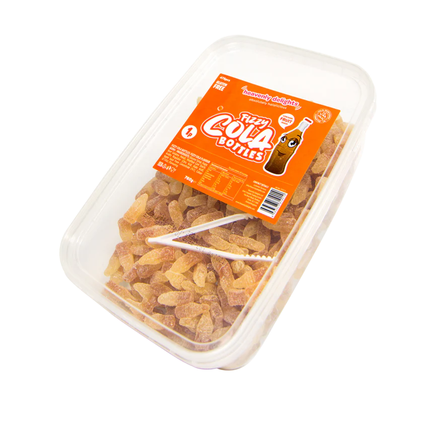 Fizzy Cola Bottles - Heavenly Delights - 760g Tub - Islamic Impressions