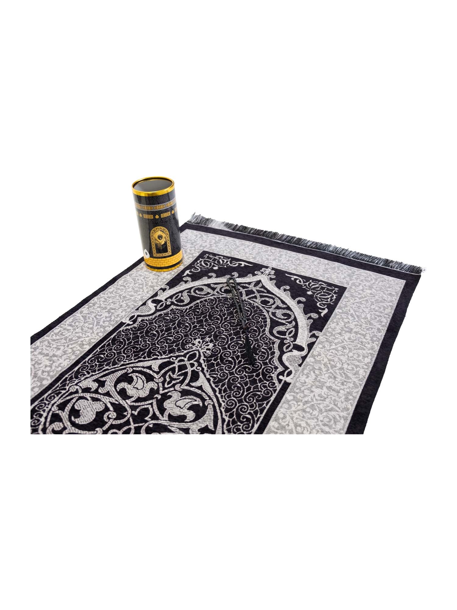 Kaaba Box Gift Set - Mat/Tasbeeh - Islamic Impressions
