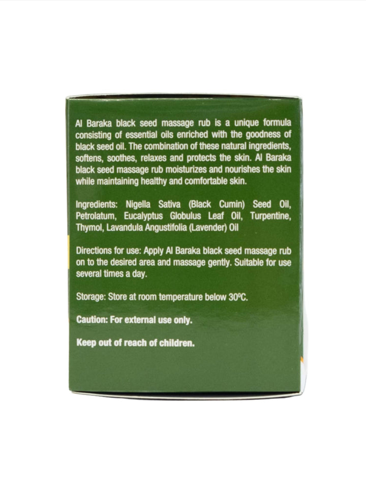 Black Seed Massage Rub - Al Baraka