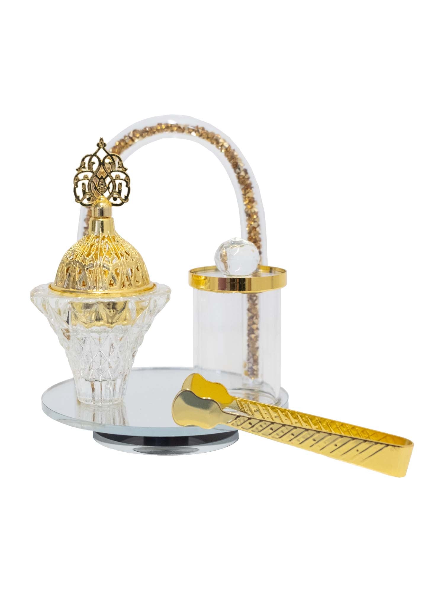 Crystal Bakhoor Burner Set - Islamic Impressions