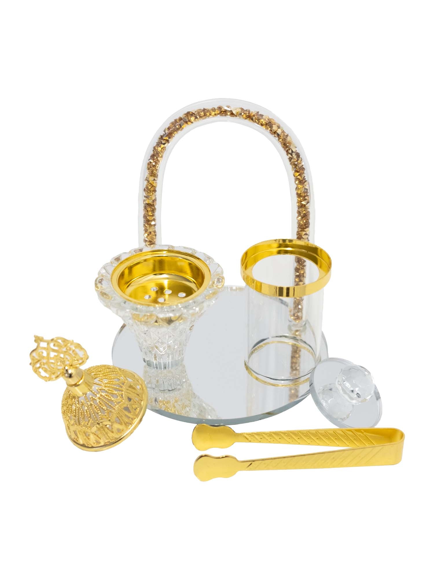 Crystal Bakhoor Burner Set - Islamic Impressions