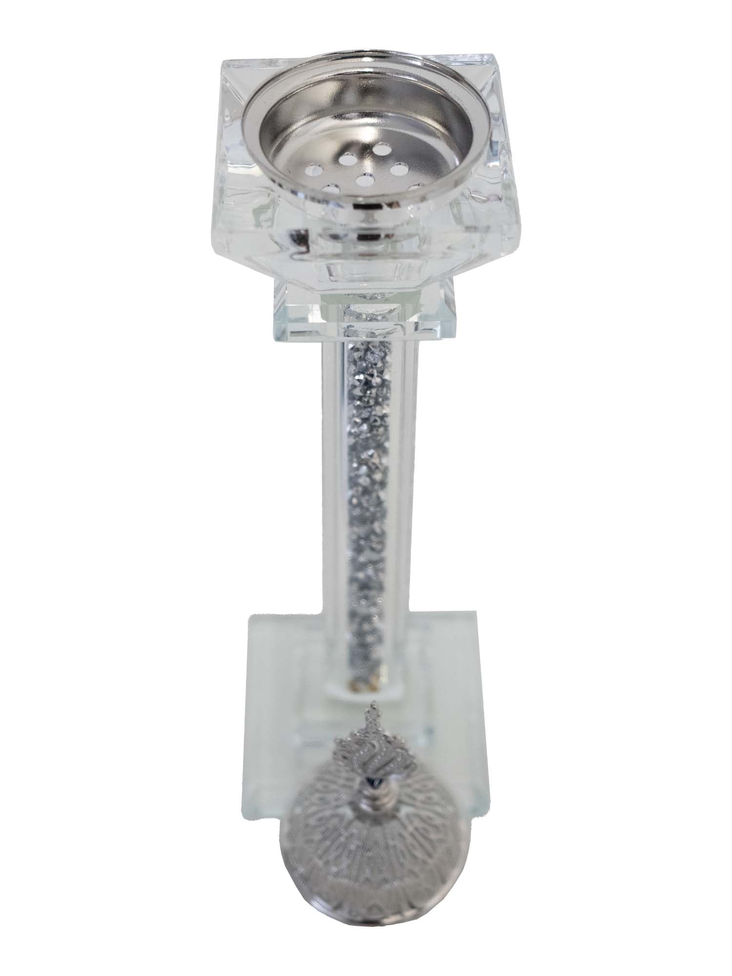 Silver Crystal Bakhoor Burner - Islamic Impressions