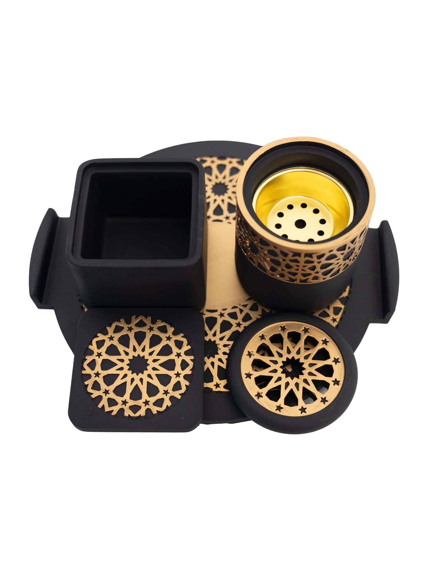 Bakhoor Burner Round Tray Set - Islamic Impressions