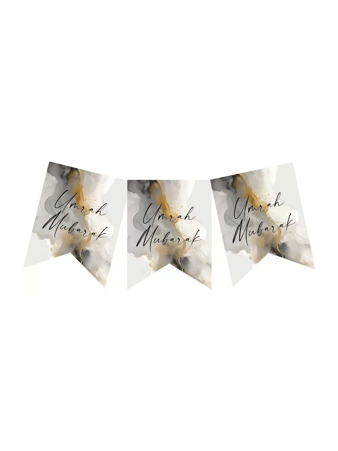 Umrah Mubarak Bunting - Cream
