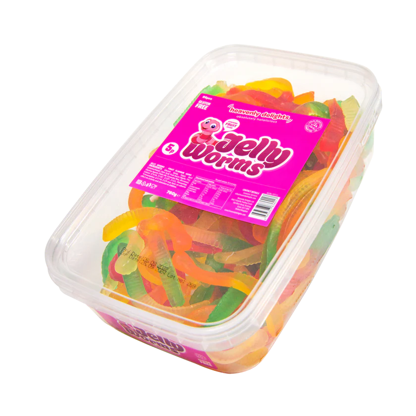 Jelly Worms - Heavenly Delights - 760g Tub - Islamic Impressions