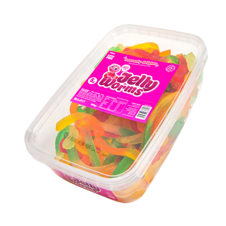 Jelly Worms - Heavenly Delights - 760g Tub - Islamic Impressions