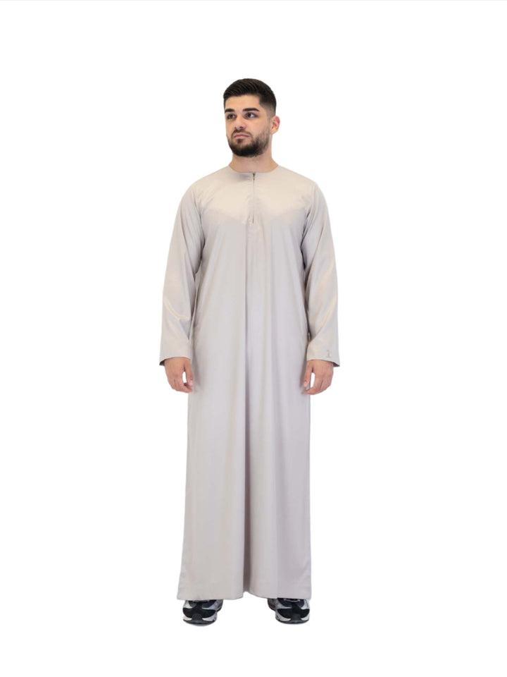 Islamic Impressions Silky Thobe With Zip