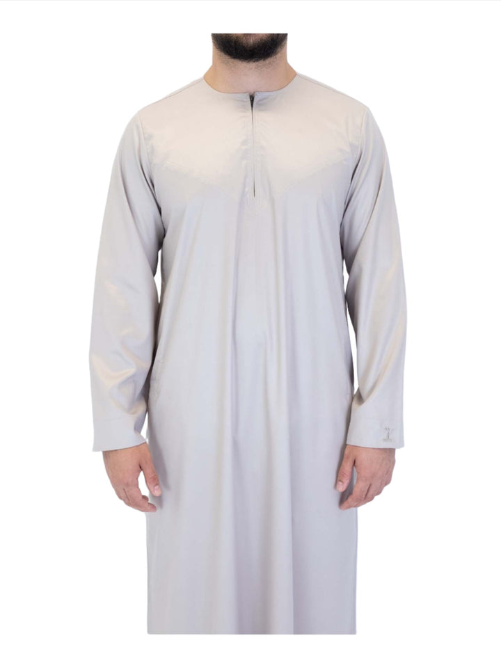 Islamic Impressions Silky Thobe With Zip