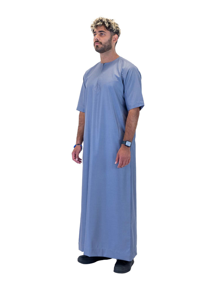 Islamic Impressions Men's Omani Thobe - Short Sleeve