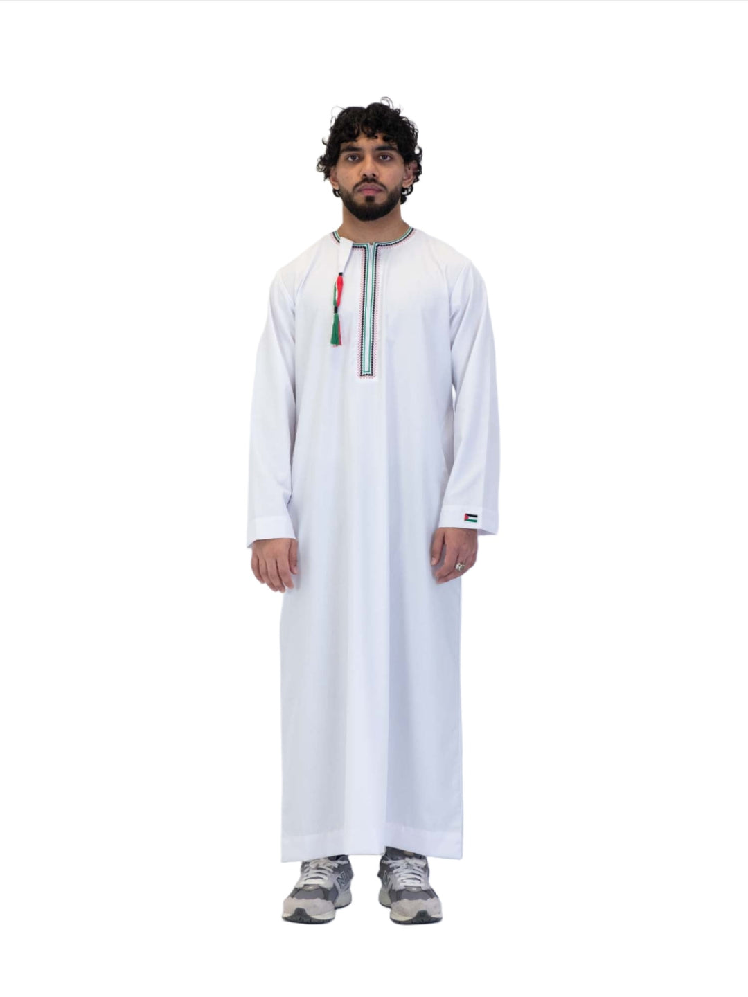 Islamic Impressions Palestinian Omani Thobe with Tassel