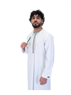 Islamic Impressions Palestinian Omani Tassel Thobe - Islamic Impressions