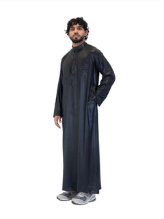 Islamic Impressions Silky Collared Thobe - Islamic Impressions