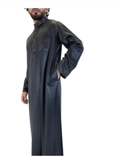 Islamic Impressions Silky Collared Thobe - Islamic Impressions