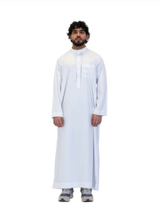 Islamic Impressions Silky Collared Thobe - Islamic Impressions
