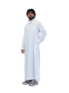 Islamic Impressions Silky Collared Thobe - Islamic Impressions