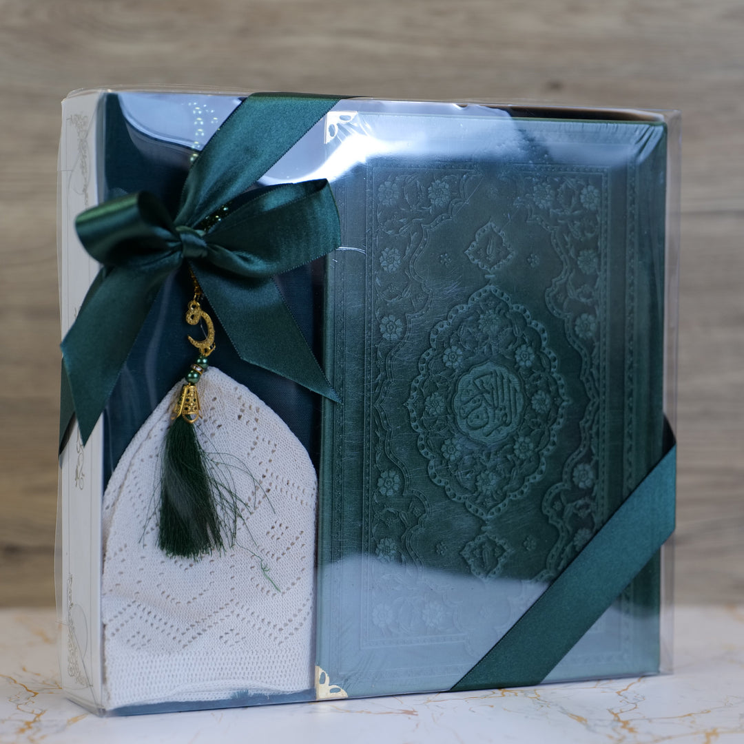 Gift Set - Quran/Mat/Tasbeeh/Attar (1030)