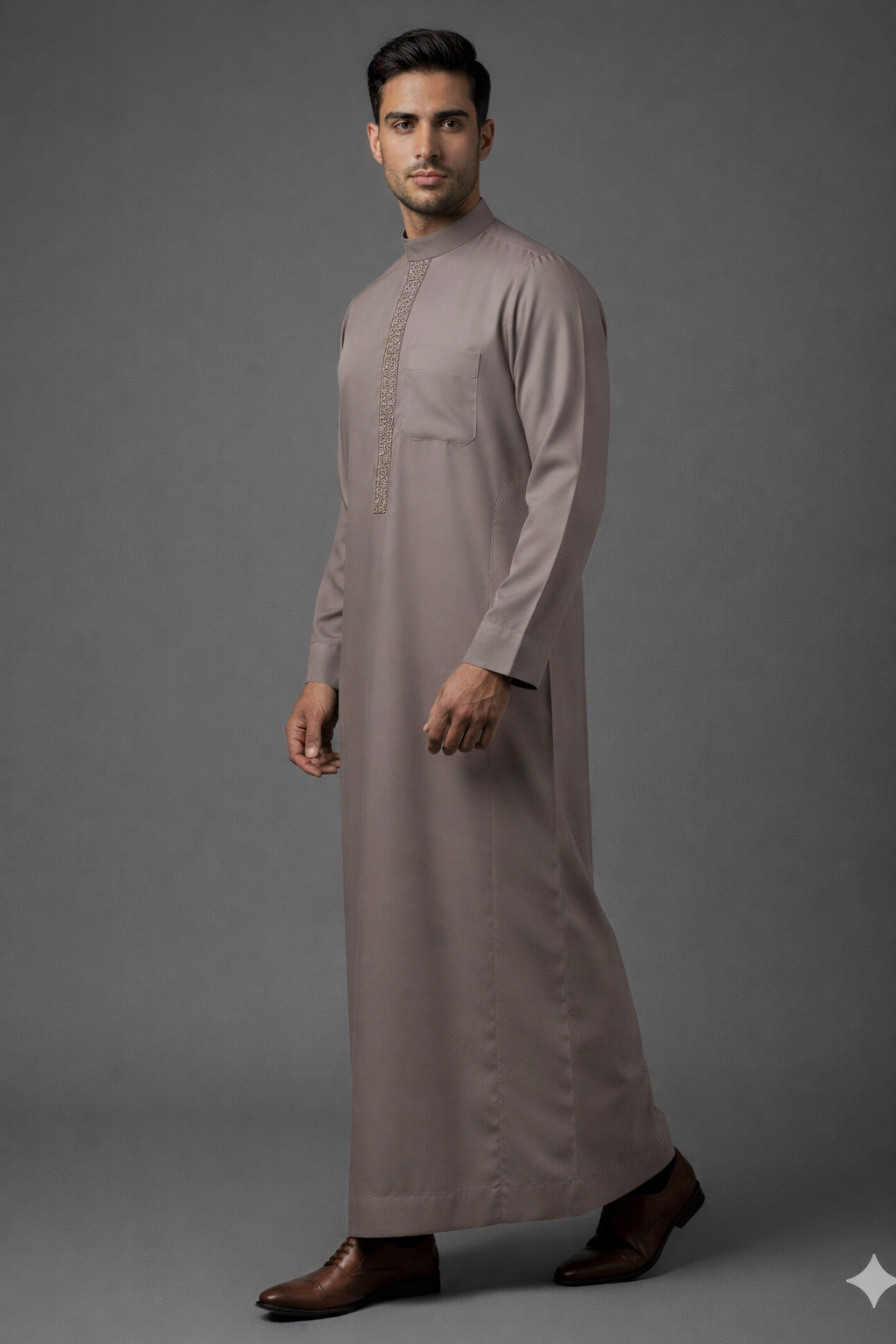 Islamic Impressions Andalus Collared Thobe - Islamic Impressions