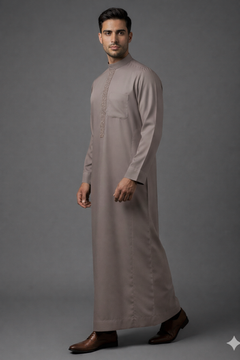 Islamic Impressions Andalus Collared Thobe - Islamic Impressions