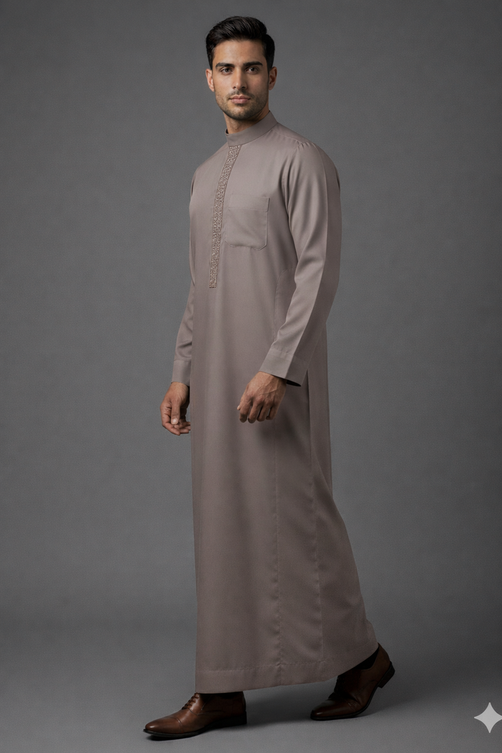 Islamic Impressions Andalus Collared Thobe - Islamic Impressions