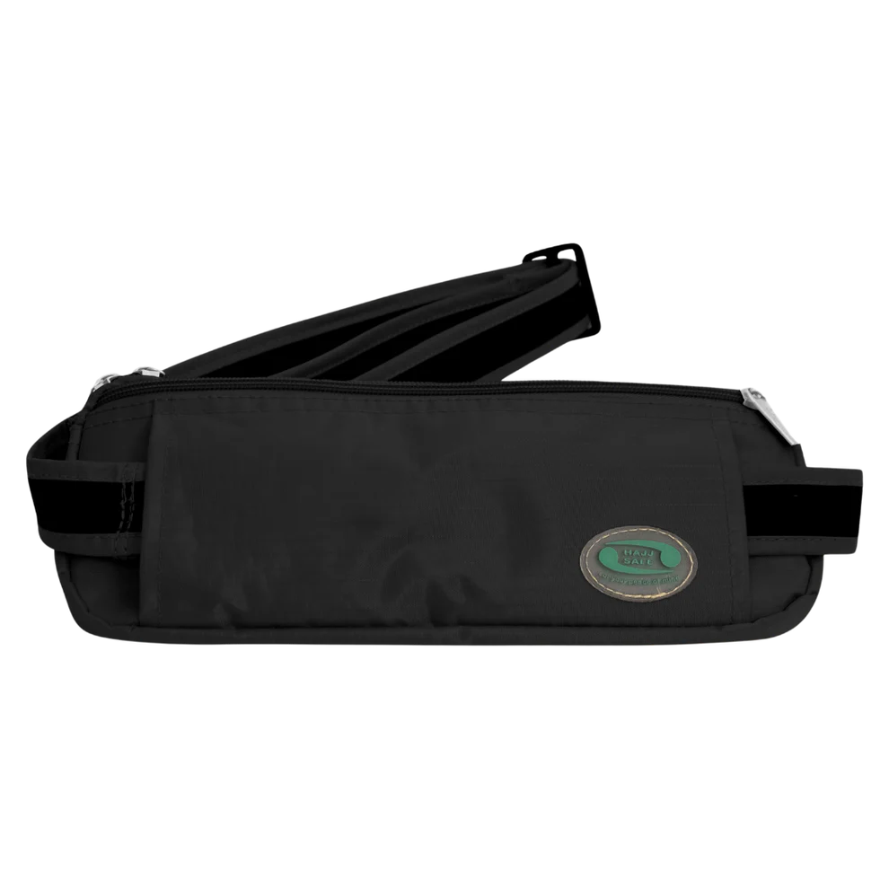 Anti Theft Ihram Belt - Black - Hajj Safe - Islamic Impressions
