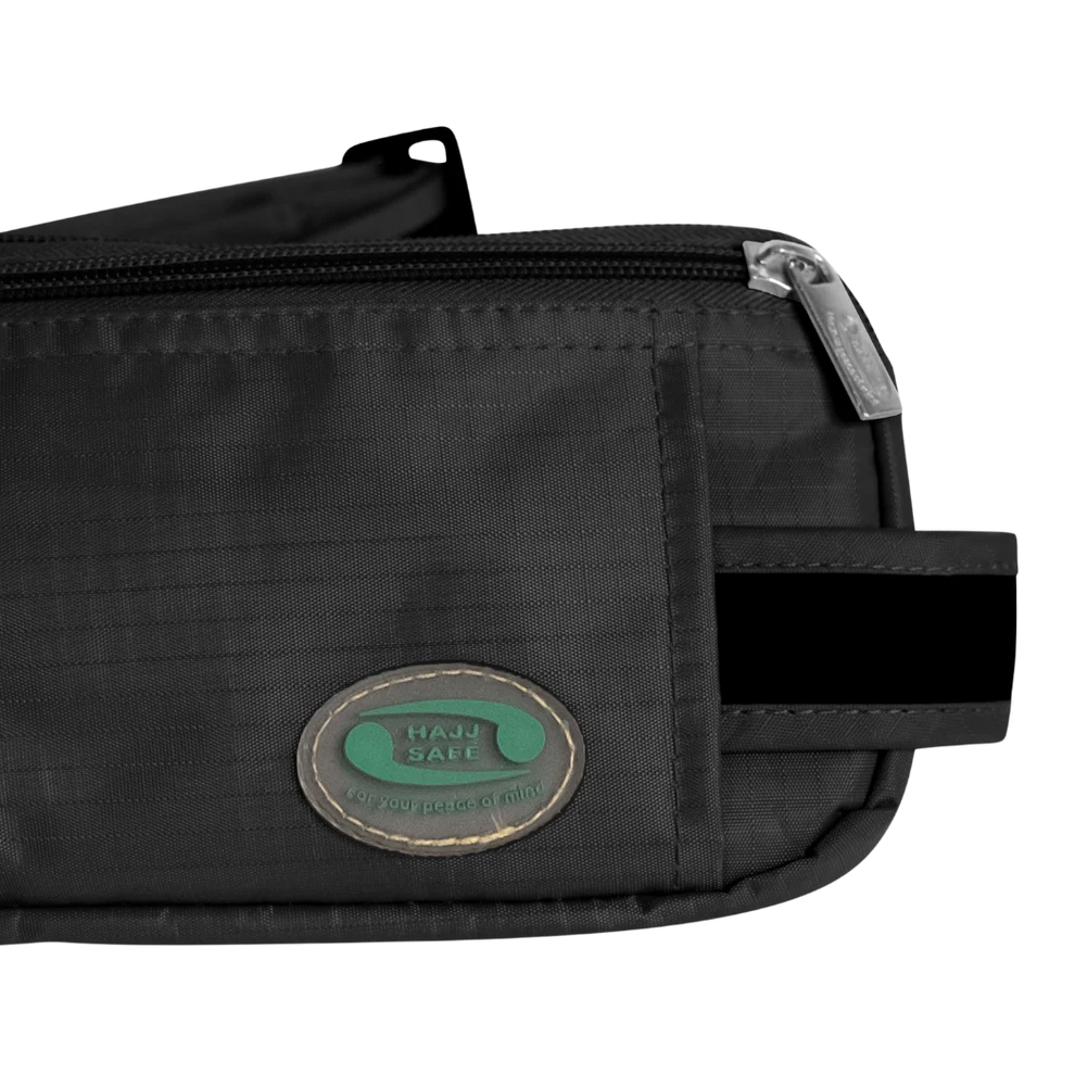 Anti Theft Ihram Belt - Black - Hajj Safe - Islamic Impressions
