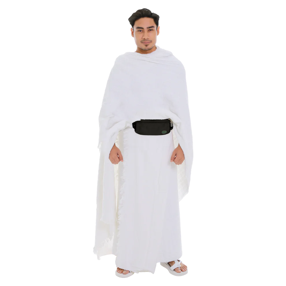 Anti Theft Ihram Belt - Black - Hajj Safe - Islamic Impressions