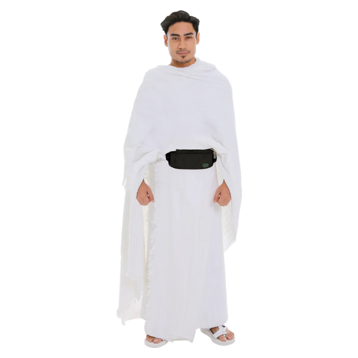 Anti Theft Ihram Belt - Black - Hajj Safe - Islamic Impressions