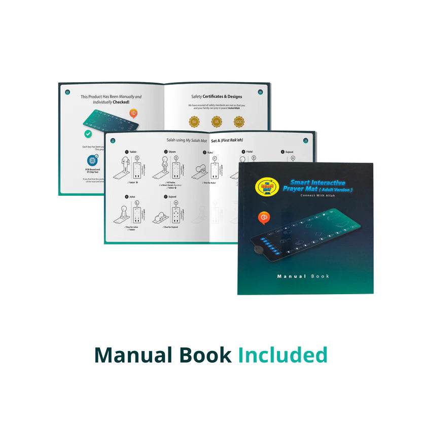 My Salah Mat - Smart Interactive Prayer Mat (Adult Version)