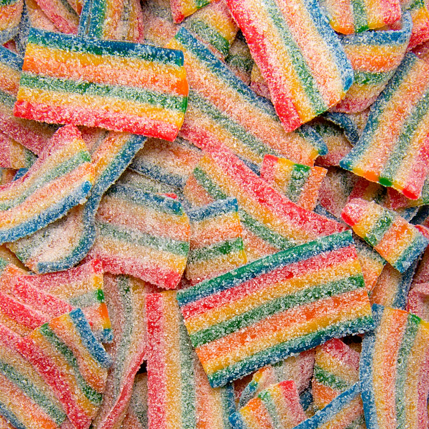 Sour Rainbow Belts - Heavenly Delights - 760g Tub - Islamic Impressions