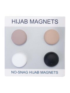 Neutral hijab magnets pack of 4