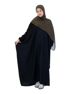 Cuffed Batwing Abaya - Islamic Impressions