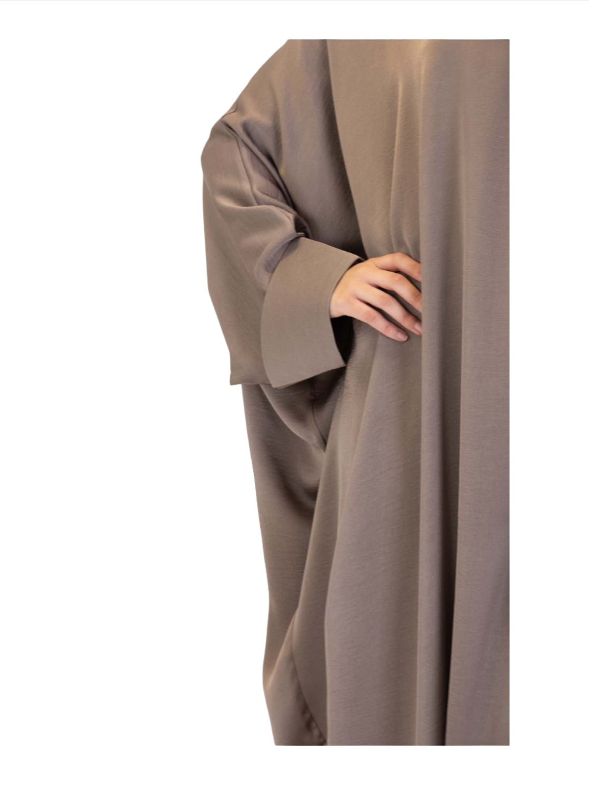 Mocha Lisbon Batwing Abaya, 5