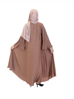 Makeba Gold Trim Abaya - Islamic Impressions