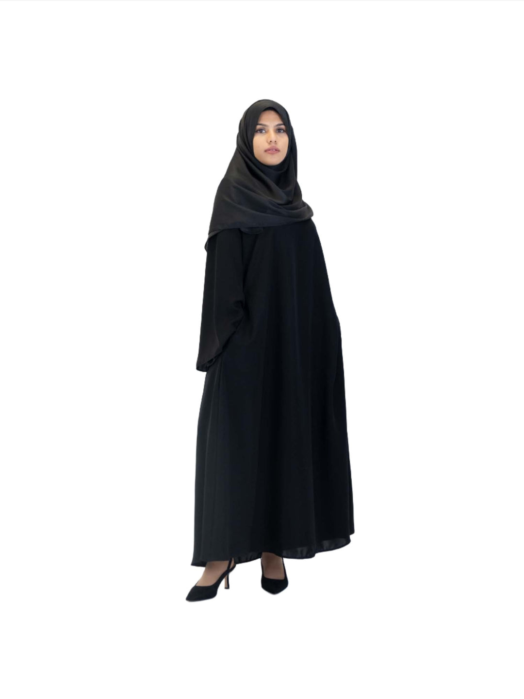 Wide Sleeve Belted Abaya