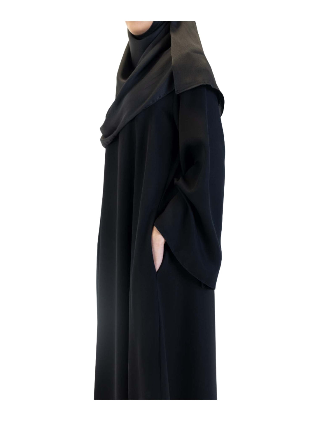 Wide Sleeve Belted Abaya