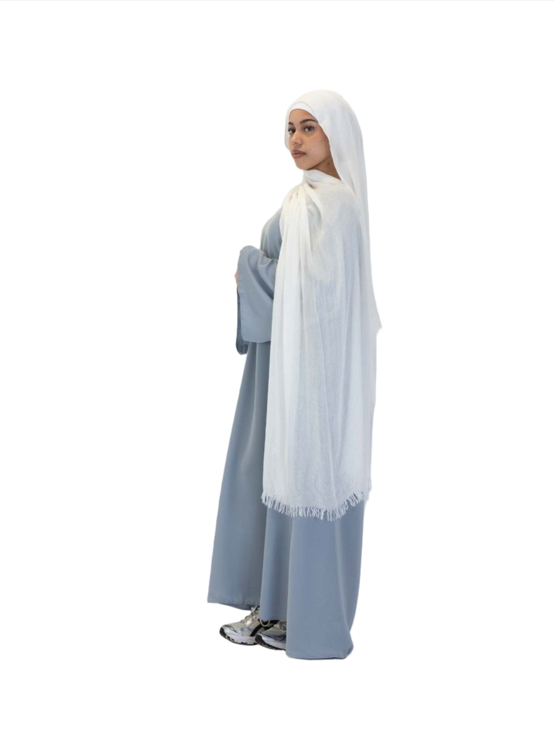 Wide Sleeve Belted Abaya