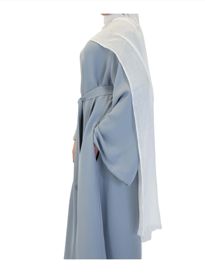 Wide Sleeve Belted Abaya