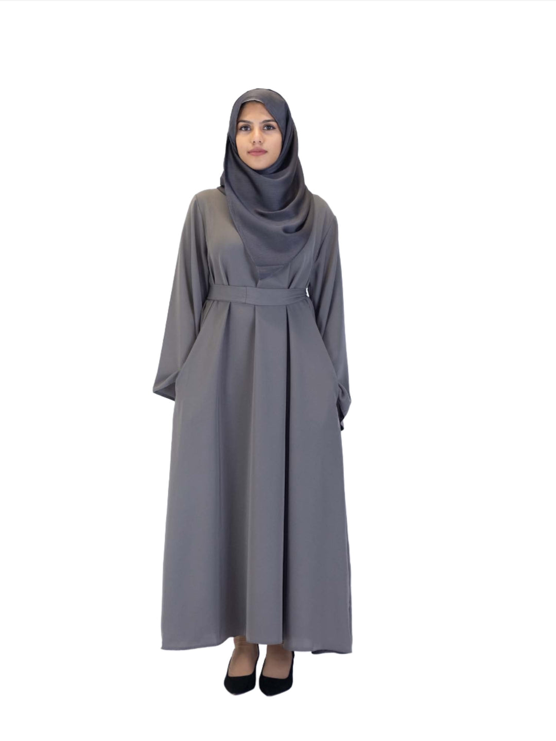 Wide Sleeve Belted Abaya